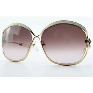 CHROME HEARTS Sunglasses FLUFFER GP-WTTL 61-13 132 Sunglasses Gold White Japan